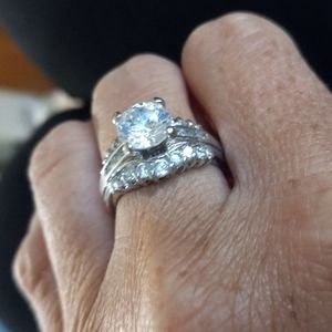 Silver wedding ring